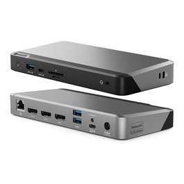 Alogic DX3 Triple 4K Display Docking Station 100W USB-C Space Gray