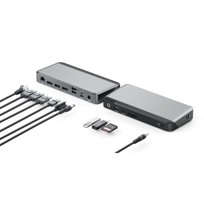 ALOGIC USB-C DX3 Triple 4K Display Docking Station 100W Space Gray ALOGIC USB-C DX3 Triple 4K Display Docking Station 100W Space Gray