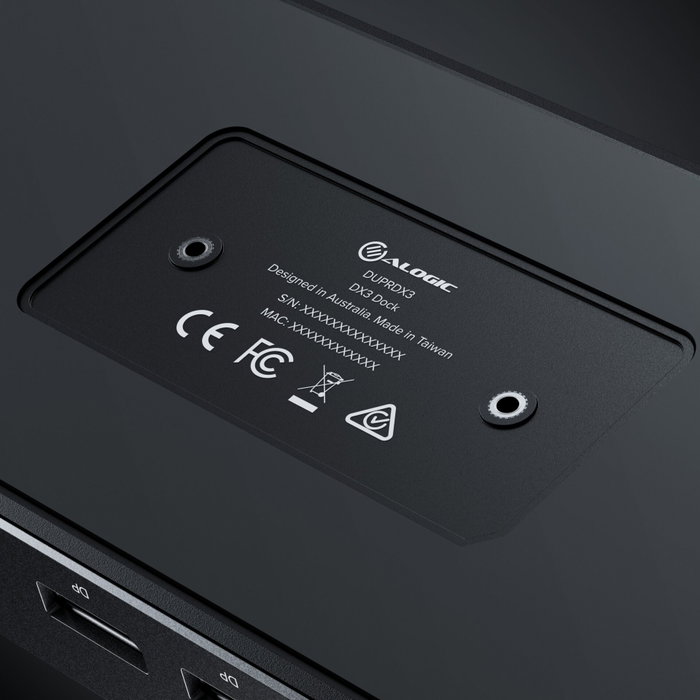 ALOGIC USB-C DX3 Triple 4K Display Docking Station 100W Space Gray ALOGIC USB-C DX3 Triple 4K Display Docking Station 100W Space Gray