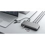 ALOGIC USB-C DX3 Triple 4K Display Docking Station 100W Space Gray