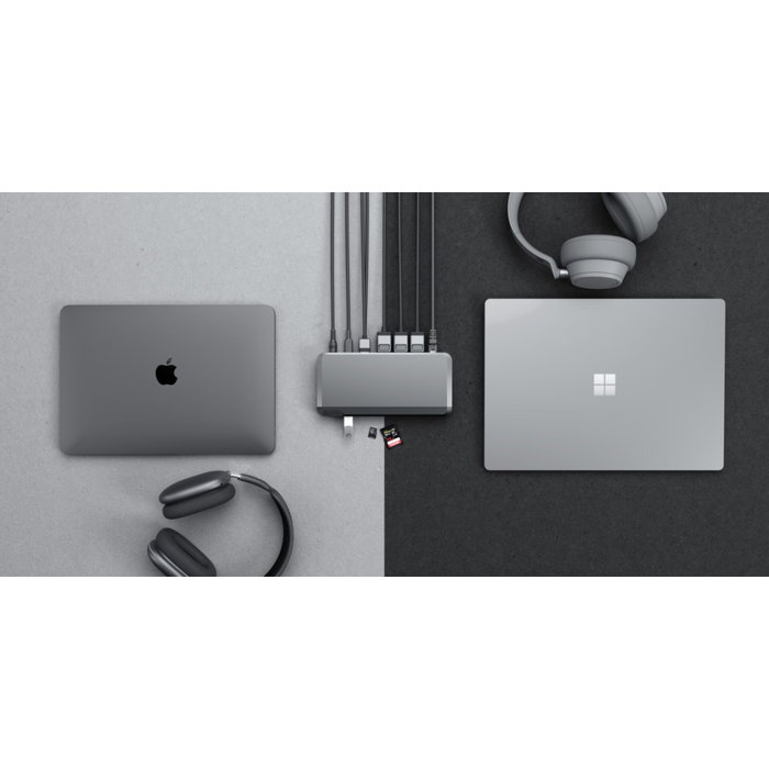 ALOGIC USB-C DX3 Triple 4K Display Docking Station 100W Space Gray ALOGIC USB-C DX3 Triple 4K Display Docking Station 100W Space Gray