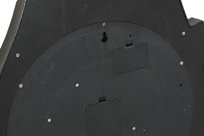 DKD Home Decor Reloj de Pared de Hierro Plateado y Negro