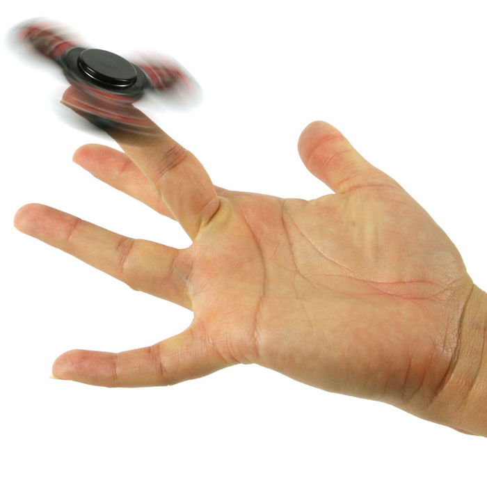 Mister Gadget Peonza De Dedos Fidget Spinner Anti-Estrés Concentración Adultos Niños Medidas 7.5cm