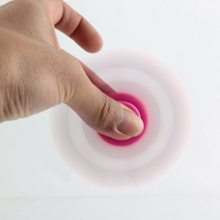 Mister Gadget Peonza De Dedos Fidget Spinner Anti-Estrés Concentración Adultos Niños Medidas 7.5cm