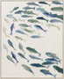 DKD Home Decor Cuadro Lienzo de Peces Surtido de 2 Piezas (82x102 cm)
