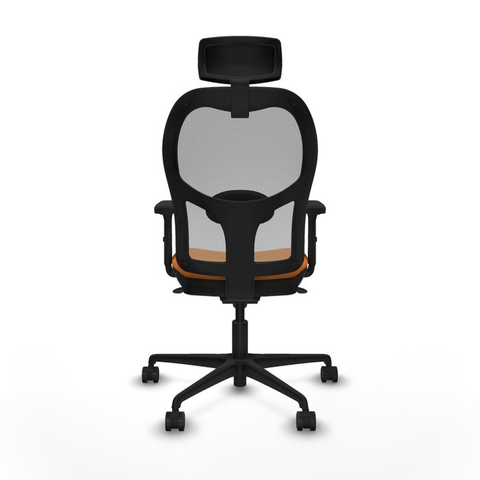 PIQUERAS Y CRESPO Silla de oficina Jorquera Naranja y Gris