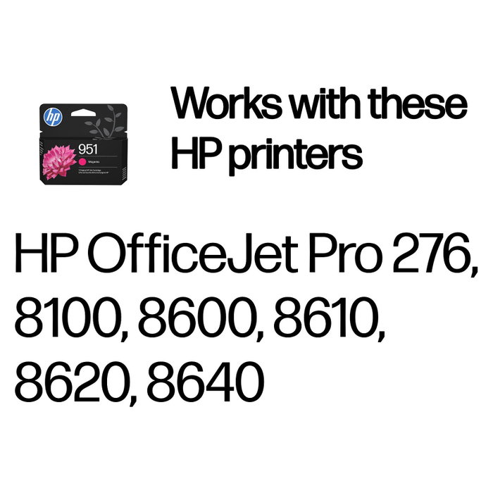 HP Cartucho de Tinta 951 Magenta Original