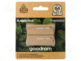 GOODRAM Pendrive Eco Friendly 64GB USB 3.2 Gen 1 (Pack de 2)
