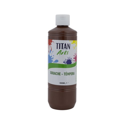 Tempera Titan Arts Creative Escolar 500Ml Marron Oscuro Tempera Titan Arts Creative Escolar 500Ml Marron Oscuro