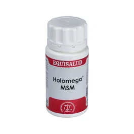 EQUISALUD Holomega Holomsm - MSM 800 mg, Vitamina C y Manganeso - Complemento Alimenticio para Huesos, Cartílagos y Piel - 50 Cápsulas