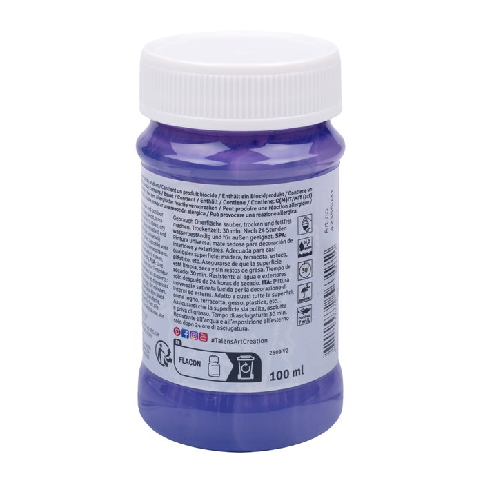 Talens Art Creation Marcador Int/Ext Azul Mediano 100ml