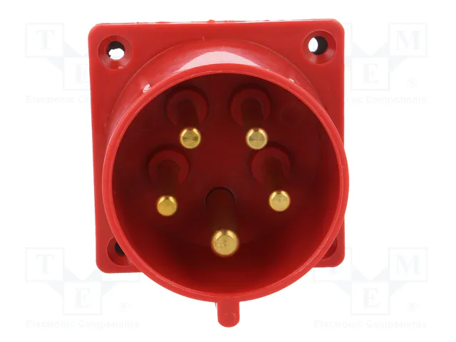 PAWBOL Conector de alimentación AC trifásicos 32A 400V 5 pines PAWBOL Conector de alimentación AC trifásicos 32A 400V 5 pines