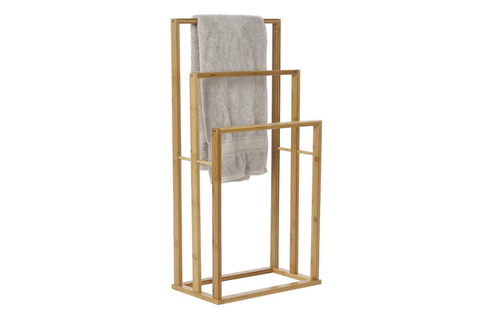 DKD Home Decor Toallero de Bambú 3 Alturas Natural DKD Home Decor Toallero de Bambú 3 Alturas Natural