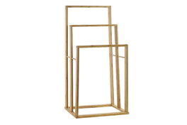DKD Home Decor Toallero de Bambú 3 Alturas Natural