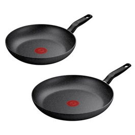 Sartén Tefal DARK ESSENTIAL Negro Aluminio Ø 24 cm Ø 28 cm 2 Piezas (2 Unidades)