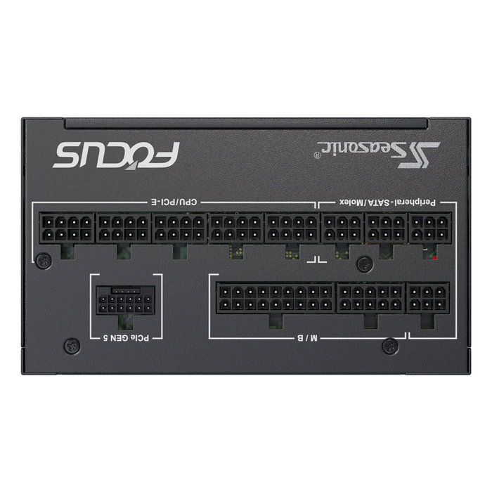 Seasonic FOCUS-GX-1000-V4 Fuente de Alimentación PC 1000W 80 Plus Gold, Ventilador de 120mm, Negro Seasonic FOCUS-GX-1000-V4 Fuente de Alimentación PC 1000W 80 Plus Gold, Ventilador de 120mm, Negro