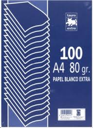 MANIPULADOS ZORRILLA Tauro Extra Papel A4 80g 25 paquetes de 100 hojas