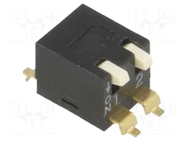 Aratas A6SR-2104 DIP-SWITCH de 2 secciones con montaje SMT