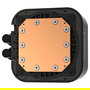DeepCool LQ240 Kit de Refrigeración Líquida para CPU, Radiador de 240mm 12cm, 2 Ventiladores Negros con LED, PWM, Compatible Intel/AMD