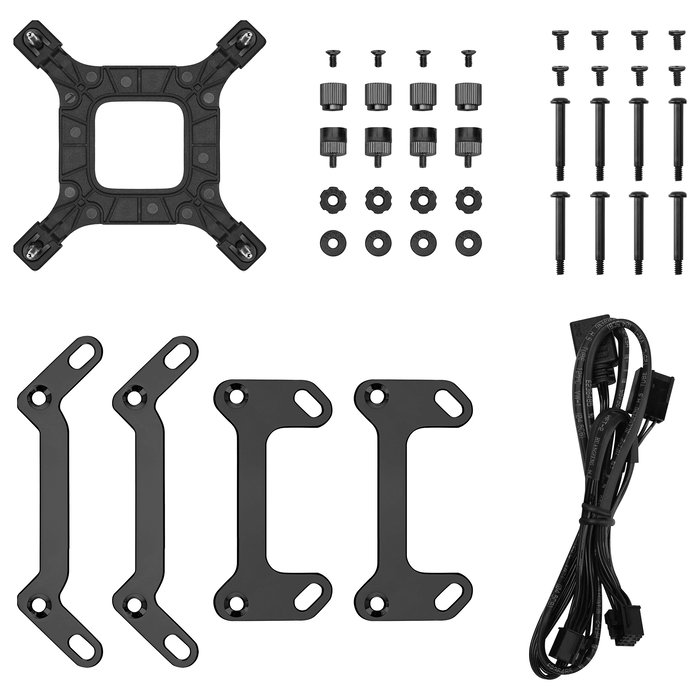 DeepCool LQ240 Kit de Refrigeración Líquida para CPU, Radiador de 240mm 12cm, 2 Ventiladores Negros con LED, PWM, Compatible Intel/AMD DeepCool LQ240 Kit de Refrigeración Líquida para CPU, Radiador de 240mm 12cm, 2 Ventiladores Negros con LED, PWM, Compatible Intel/AMD