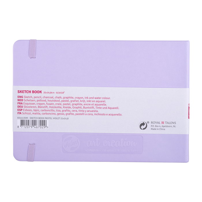 Talens Art Creation Cuaderno de Bocetos Violeta Pastel 21 x 14.8 cm 80 Hojas Talens Art Creation Cuaderno de Bocetos Violeta Pastel 21 x 14.8 cm 80 Hojas