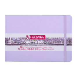 Talens Art Creation Cuaderno de Bocetos Violeta Pastel 21 x 14.8 cm 80 Hojas