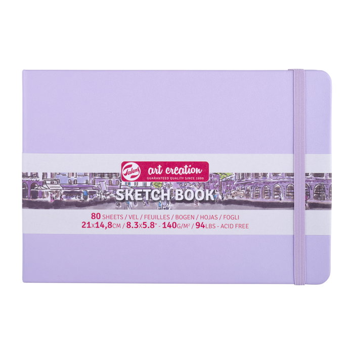 Talens Art Creation Cuaderno de Bocetos Violeta Pastel 21 x 14.8 cm 80 Hojas Talens Art Creation Cuaderno de Bocetos Violeta Pastel 21 x 14.8 cm 80 Hojas