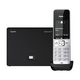 Gigaset BasicLine IP+COMFORT 500HX Negro, Plata