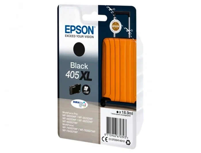 Epson Cartucho de tinta 405XL Negro DURABrite Ultra