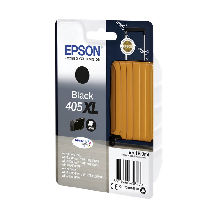 Epson Cartucho de tinta 405XL Negro DURABrite Ultra