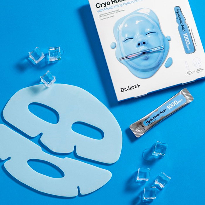 Dr.Jart+ CRYO RUBBER with moisturizing hyaluronic acid 2 u Mascarilla facial con ácido hialurónico, 2 unidades