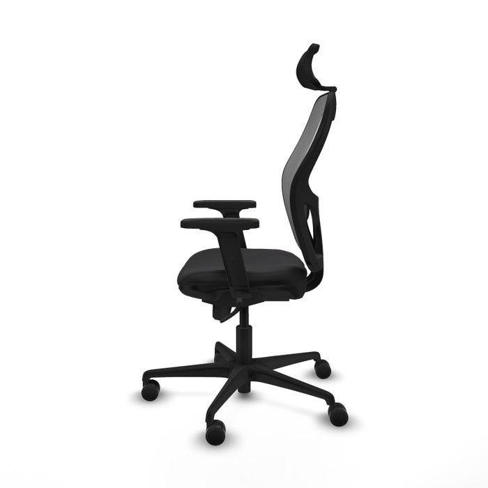 PIQUERAS Y CRESPO Silla de oficina Jorquera con mecanismo Sincro, Negro y Gris PIQUERAS Y CRESPO Silla de oficina Jorquera con mecanismo Sincro, Negro y Gris