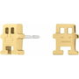 Tommy Hilfiger Pendientes Dorados de Acero Inoxidable