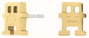 Tommy Hilfiger Pendientes Dorados de Acero Inoxidable