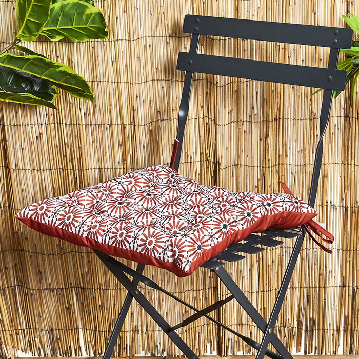 Home Deco Factory Cojín Silla Patio 40x40 cm Poliéster