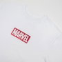 Camiseta de Manga Corta Hombre Marvel Blanco Adultos XL