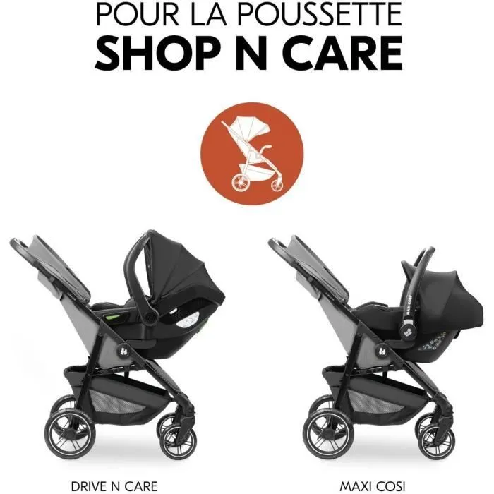 Hauck Adaptadores Universales Cosy para Cochecito Shop N Care - Negro AAAOT95773
