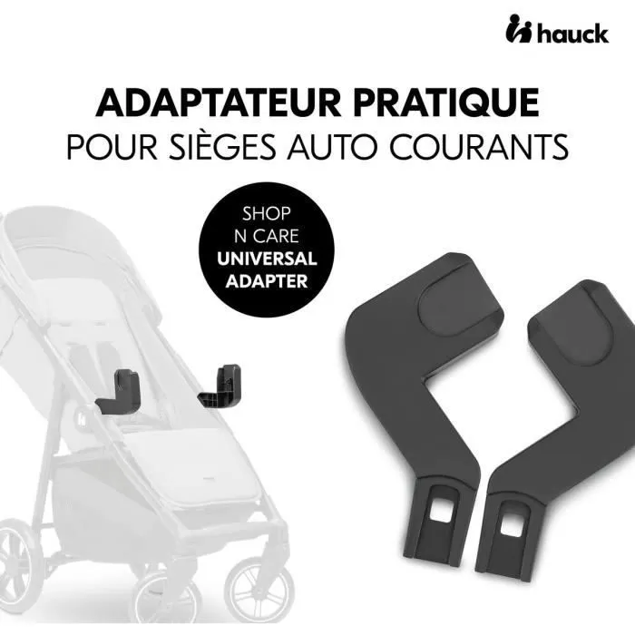 Hauck Adaptadores Universales Cosy para Cochecito Shop N Care - Negro AAAOT95773
