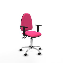 PIQUERAS Y CRESPO Silla de oficina Aýna Rosa con Brazos 1D