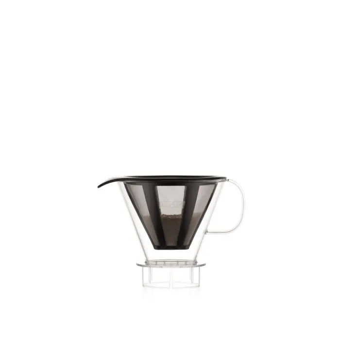 Bodum Cafetera Melior con Filtro Permanente de Acero Inoxidable, 5 Tazas, 0.6 L