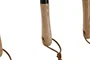 DKD Home Decor Set de 3 Utensilios de Acero y Cartón Marrón