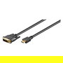 Goobay Cable HDMI a DVI-D de 1,5 metros, Hombres, Derechos, Contactos Chapados en Oro, para Resolución 1080p