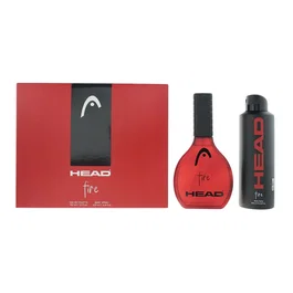 Head Head Fire Gift Set con Eau de Toilette 100 ml y Desodorante Spray 200 ml