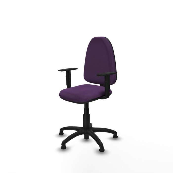 PIQUERAS Y CRESPO Silla de oficina Aýna Morada con Brazos 1D y Topes PIQUERAS Y CRESPO Silla de oficina Aýna Morada con Brazos 1D y Topes