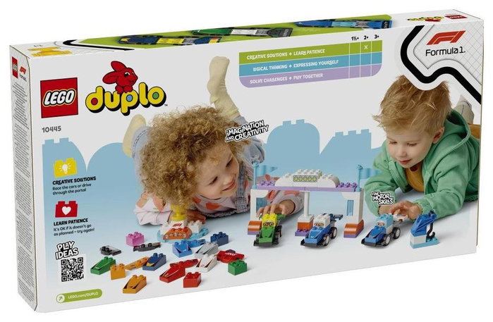Lego DUPLO Coches de carreras y pilotos del equipo de F1 My Town 10445 Lego DUPLO Coches de carreras y pilotos del equipo de F1 My Town 10445