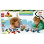 LEGO DUPLO 10445 Coches de Carreras y Pilotos de un Equipo de F1 - Juguete para Niños y Niñas de 2 Años