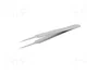 LINDSTRÖM Pinza de precisión rectos 110mm SMD