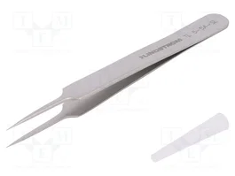 LINDSTRÖM Pinza de precisión rectos 110mm SMD