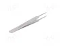 LINDSTRÖM Pinza de precisión rectos 110mm SMD