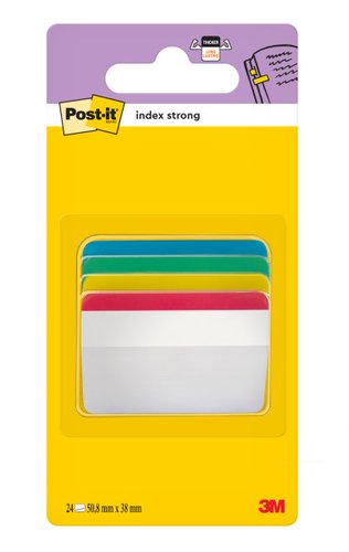 Post-it Index Banderitas Separadoras Rígidas 24 Unidades Multicolor Post-it Index Banderitas Separadoras Rígidas 24 Unidades Multicolor